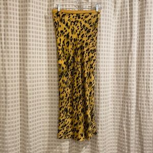 Anine Bing Silk Leo Skirt